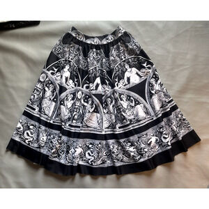 Blackmilk Pocket Midi Skirt | Medium | All Greek To Me | Goddess | NWOT